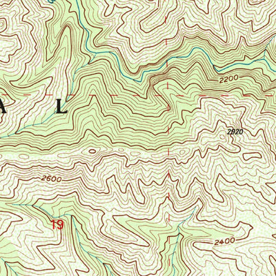 United States Geological Survey Zigzag Creek, CA (1995, 24000-Scale) digital map