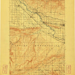United States Geological Survey Zillah, WA (1910, 125000-Scale) digital map