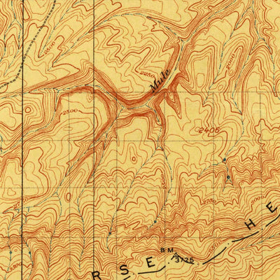 United States Geological Survey Zillah, WA (1910, 125000-Scale) digital map
