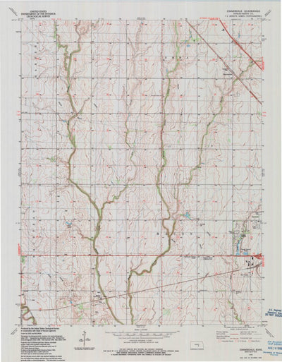 United States Geological Survey Zimmerdale, KS (1989, 24000-Scale) digital map