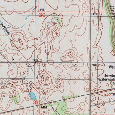 United States Geological Survey Zimmerdale, KS (1989, 24000-Scale) digital map