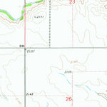 United States Geological Survey Ziner Butte, ND (1973, 24000-Scale) digital map
