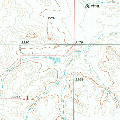 United States Geological Survey Ziner Butte, ND (1973, 24000-Scale) digital map