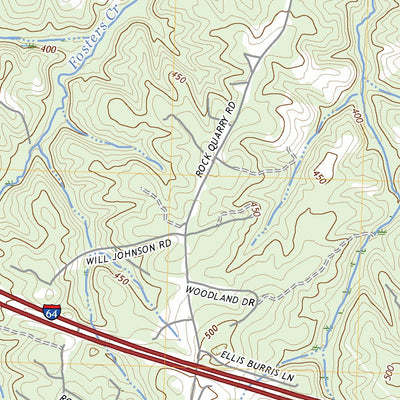 United States Geological Survey Zion Crossroads, VA (2022, 24000-Scale) digital map