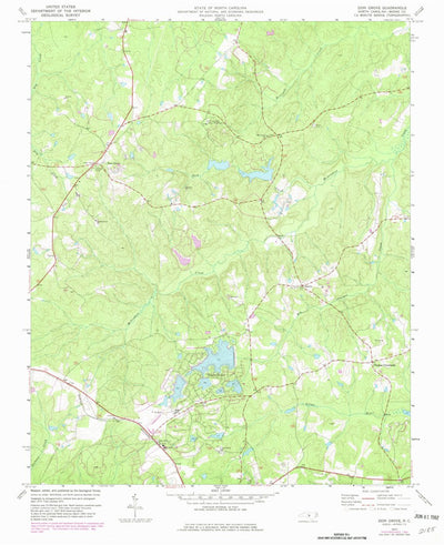 United States Geological Survey Zion Grove, NC (1977, 24000-Scale) digital map