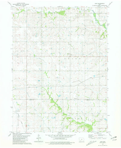 United States Geological Survey Zion, IA (1981, 24000-Scale) digital map