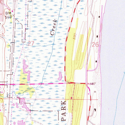 United States Geological Survey Zion, IL-WI (1960, 24000-Scale) digital map