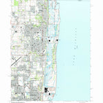 United States Geological Survey Zion, IL-WI (1993, 24000-Scale) digital map
