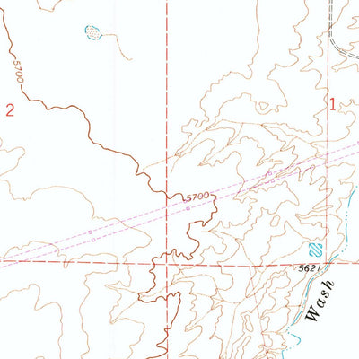 United States Geological Survey Zion Reservoir, AZ (1978, 24000-Scale) digital map