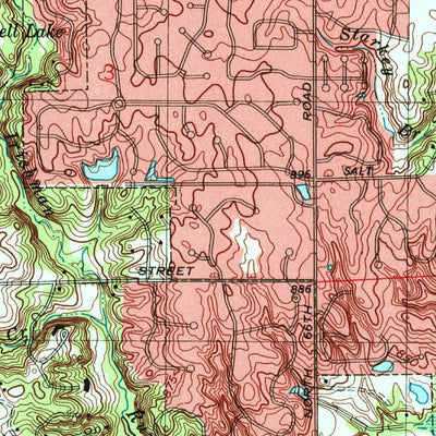 United States Geological Survey Zionsville, IN (1998, 24000-Scale) digital map