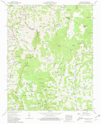 United States Geological Survey Zionville, TN-NC (1959, 24000-Scale) digital map