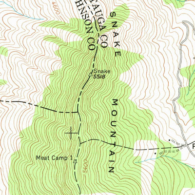 United States Geological Survey Zionville, TN-NC (1959, 24000-Scale) digital map