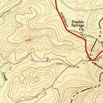 United States Geological Survey Zirconia, NC-SC (1947, 24000-Scale) digital map