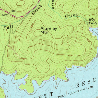 United States Geological Survey Zirconia, NC-SC (1959, 24000-Scale) digital map