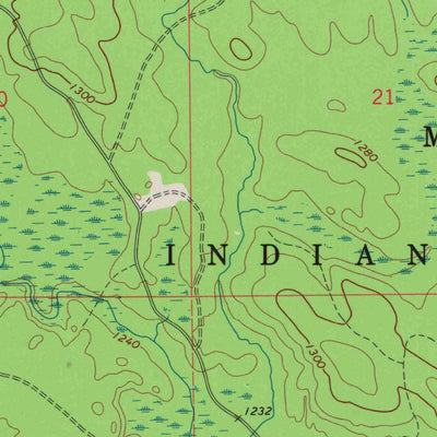 United States Geological Survey Zoar, WI (1973, 24000-Scale) digital map