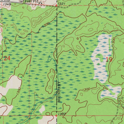 United States Geological Survey Zoar, WI (1973, 24000-Scale) digital map