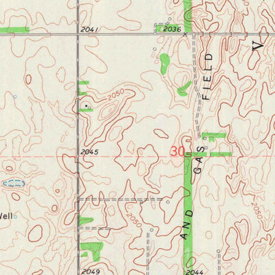 United States Geological Survey Zook, KS (1972, 24000-Scale) digital map