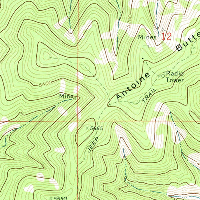 United States Geological Survey Zortman, MT (1971, 24000-Scale) digital map