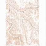 United States Geological Survey Zumwalt, WA (1967, 24000-Scale) digital map