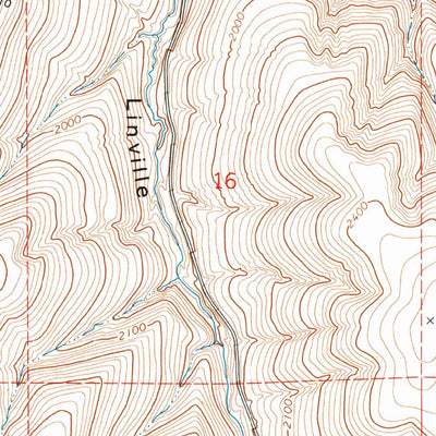 United States Geological Survey Zumwalt, WA (1967, 24000-Scale) digital map
