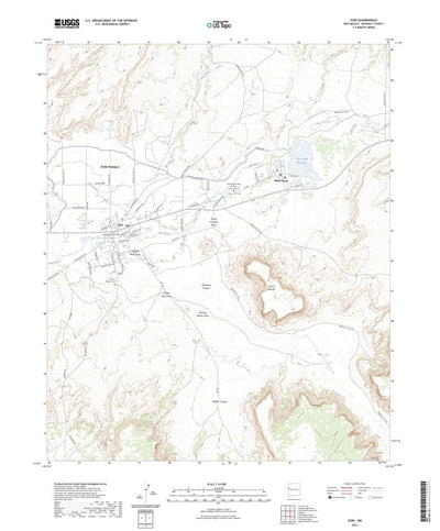 United States Geological Survey Zuni, NM (2023, 24000-Scale) digital map