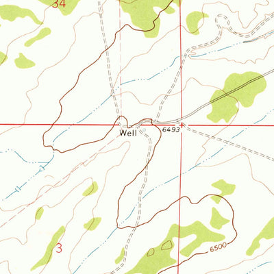 United States Geological Survey Zuni Salt Lake, NM (1972, 24000-Scale) digital map