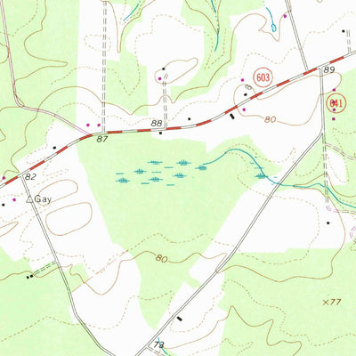 United States Geological Survey Zuni, VA (1969, 24000-Scale) digital map