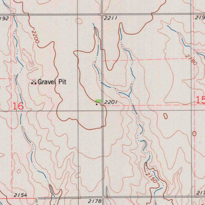 United States Geological Survey Zurich, KS (1978, 24000-Scale) digital map