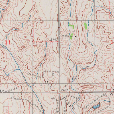 United States Geological Survey Zurich, KS (1978, 24000-Scale) digital map