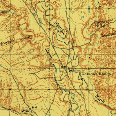 United States Geological Survey Zurich, MT (1912, 125000-Scale) digital map