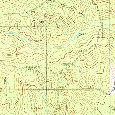 United States Geological Survey Zwolle, LA (1988, 24000-Scale) digital map