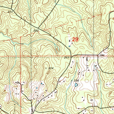 United States Geological Survey Zwolle, LA (1995, 24000-Scale) digital map