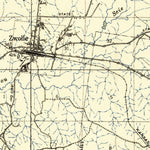 United States Geological Survey Zwolle, LA-TX (1941, 62500-Scale) digital map