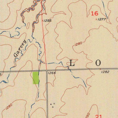 United States Geological Survey Zyba, KS (1955, 24000-Scale) digital map