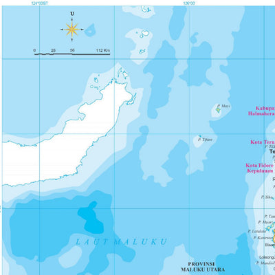 UPTD KPH Ternate-Tidore BATAS KAWASAN HUTAN MALUKU UTARA (3) digital map