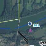 US Army Corps of Engineers Alabama River Navigation Chart 43 (Mile 276.7 - 283.2) digital map