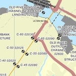 US Army Corps of Engineers Atchafalaya River Chart 1 - Concordia Parish District, LA digital map