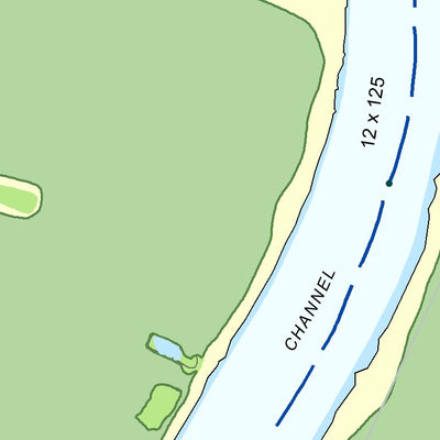 US Army Corps of Engineers Atchafalaya River Chart 24 - Grand Lake, LA digital map