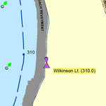US Army Corps of Engineers Atchafalaya River Chart 3 - Concordia Parish District, LA / Wilkinson County, MS digital map