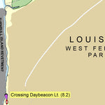 US Army Corps of Engineers Atchafalaya River Chart 6 - Avoyelles Parish / West Feliciana Parish, LA digital map