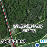 US Army Corps of Engineers Black Warrior-Tombigbee River Navigation Chart 16 (Mile 112.4 - 119.9) digital map