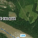 US Army Corps of Engineers Black Warrior-Tombigbee River Navigation Chart 25 (Mile 181.1 - 193.1) digital map