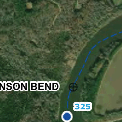 US Army Corps of Engineers Black Warrior-Tombigbee River Navigation Chart 41 (Mile 322.8 - 328.1) digital map