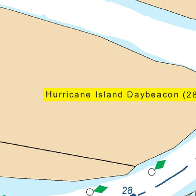 US Army Corps of Engineers Chart 10 - Illinois River Miles 26.6 - 29.5 digital map