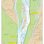 US Army Corps of Engineers Chart 112 - Upper Mississippi River Miles 266-260 digital map