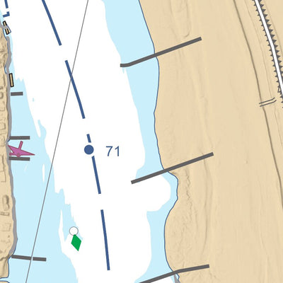 US Army Corps of Engineers Chart 144 - Upper Mississippi River Miles 073-068 digital map