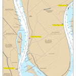 US Army Corps of Engineers Chart 151 - Upper Mississippi River Miles 028-021 digital map