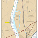 US Army Corps of Engineers Chart 153 - Upper Mississippi River Miles 012-006 digital map