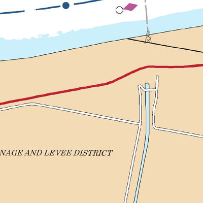 US Army Corps of Engineers Chart 18 - Illinois River Miles 50.3 - 53.1 digital map