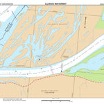 US Army Corps of Engineers Chart 2 - Illinois River Miles 2.1 - 5.3 digital map
